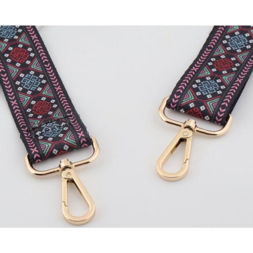 Geometric Pattern Adjustable Purse Strap - Picture 5 of 6
